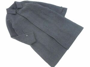 UNIQLO Uniqlo check turn-down collar coat gray *# * eeb6 men's 
