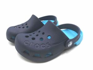 crocs Crocs sandals sizeC10(17.5cm)/ navy blue #* * eeb7 child clothes 