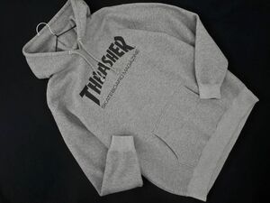 THRASHER スラッシャー 裏起毛 プルオーバー パーカー sizeXL/グレー ◇■ ☆ eec1 メンズ