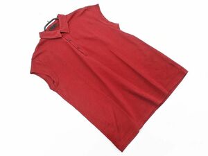 COMME CA DU MODE Comme Ca Du Mode MENkanoko French sleeve polo-shirt sizeL/ red #* * eec1 men's 
