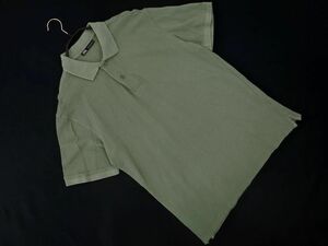 ネコポスOK ZARA ザラ カノコ ポロシャツ sizeS/緑 ■◆ ☆ eec1 メンズ