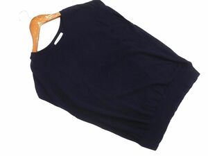 La TOTALITE La Totalite French sleeve knitted navy blue #* * eec1 lady's 