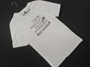 Supreme シュプリーム THE NORTH FACE ノースフェイス 18SS メタリック ロゴ Tシャツ sizeS/白 ■◆◎ ☆ eec0 メンズ