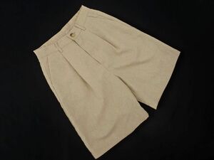 earth music&ecology Earth Music & Ecology culotte pants sizeM/ beige #* * eec2 lady's 