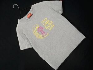 LEVI’S リーバイス RED TAB プリント Tシャツ sizeM/グレー ■◆ ☆ eec8 レディース