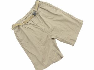 JOURNAL STANDARD ジャーナルスタンダード ベルト付き ハーフ パンツ sizeM/カーキ ■◆ ☆ eed1 メンズ