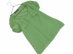  cat pohs OK QUEENS COURT Queens Court blouse shirt size2/ green #* * eed0 lady's 