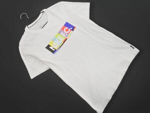 ネコポスOK NIKE ナイキ カラフルロゴプリント Tシャツ sizeS/白 ■◆ ☆ eed0 メンズ