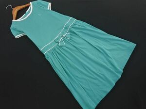KUMIKYOKU Kumikyoku лента A линия One-piece sizeTL(150~160cm)/ зеленый #* * eed0 ребенок одежда 