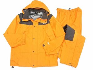 美品 ザノースフェイス NP10390 GORE-TEX マウンテン レインウェア ジャケット パンツ セットアップ M/オレンジ ■■◎ ☆ eed0 メンズ