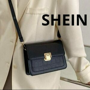 SHEIN クロコダイル柄 ショルダーバッグ