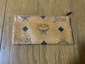 [ secondhand goods ]MCM M si- M change purse . width 12.3 centimeter length 6.5 centimeter 