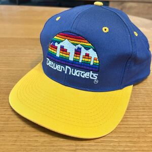 NBA デンバー ナゲッツ キャップ　DENVER NUGGETS 90s VINTAGE ヴィンテージ　スナップバック キャップ SNAPBACK CAP 旧ロゴ