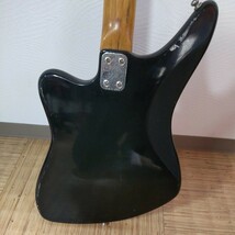 SYK240424 Aria アリア エレキギター 1532T ビザールギター ブラック BLACK 黒 日本製 ビンテージ STEEL ADJUSTABLE NECK 1001395 現状品_画像7