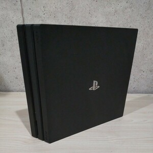 SYK240424 SONY PlayStation4 Pro プレイステーション4 本体のみ CUH-7200B ゲーム PS4 ジェットブラック 黒 動作未確認 現状品