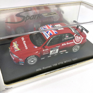 【ジャンク品】【JK893】spark スパーク 1/43 アルファロメオ 156 2007年WTCC (#15) S0457 ◎一部難あり