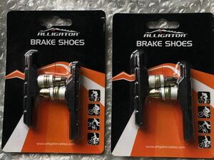 2セット アリゲーター(Alligator) V-BRAKE SHOE SET VB-610 Vブレーキ シュー