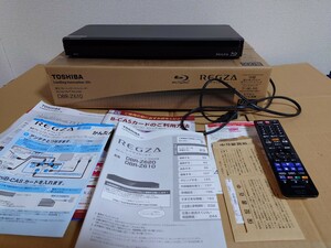 東芝 ブルーレイレコーダー REGZA DBR−Z610 500GB 録画未確認 その他動作確認済み 初期化済み TOSHIBA