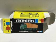 トミカ　黒箱　24 日野　セミトレーラー　パネルバン　日本製　空箱_画像3