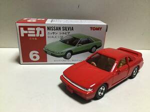  Tomica red box 6 Nissan Silvia made in Japan ikeda special order goods red body 