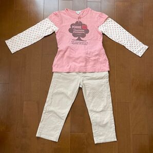 3can4on TシャツとUNIQLO KIDS ズボン 130センチ