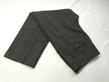 US 古着 輸入品 ヴィンテージ スラックス トラウザー パンツ PERRYELLIS ツータック 裾 ダブル 黒系　 223_画像1