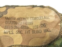 ナム戦 南ベトナム 米軍 海兵隊 ミッチェルカモ DSA73 ヘルメットカバー アメリカ軍 ヘルメット用 ベトナム戦争 委064_画像10