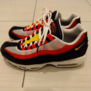 NIKE AIR MAX 95 ESSENTIAL 19AW ケチャップ&マスタード ブラック/プラチナムティント-クリムゾン AT9865-101 ナイキ スニーカーの画像1