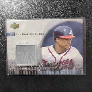 Upper Deck　2002　ラファエ・ファーカル　Rafael Furcal　ゲーム・ウォン・ジャージーカード　アトランタ・ブレーブス