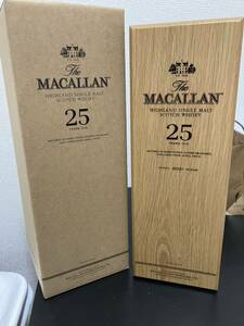 MACALLAN 2021 マッカラン シェリーオーク 25年 ウイスキー 外箱 