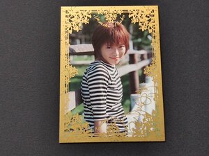 釈由美子 YUMIKO SHAKU TRADING CARD 2001 金箔押しカード 008
