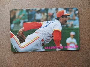  Shibata guarantee light Japan ham Fighter z'90 Professional Baseball card Calbee 