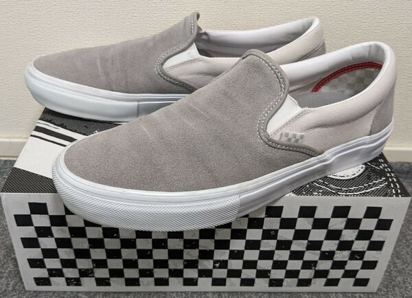 VANS バンズ ヴァンズ SKATE SLIP-ON スケートスリッポン VN0A5FCAC US11 29cm グレー スニーカー スケートシューズ