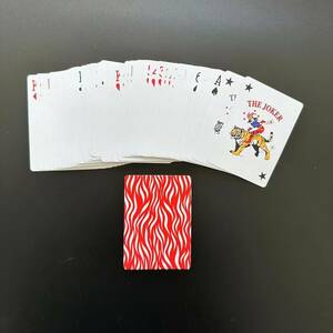 トランプ サーカス トラ レッド 赤 カードゲーム カードストック 紙 パーティー トランプカード プレゼント おしゃれ ユニーク t618