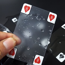 トランプ プラスチック おしゃれ 透明 クリア 防水 耐久性 ポーカー パーティー おもしろ トランプカード プレゼント マジック 手品 t641_画像1