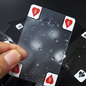 トランプ プラスチック おしゃれ 透明 クリア 防水 耐久性 ポーカー パーティー おもしろ トランプカード プレゼント マジック 手品 t641