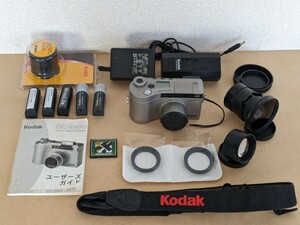 【1円売り切り】kodak dc4800 レア オプションレンズ付属【オールドコンデジ】