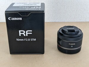 超美品 使用回数１回 Canon RF 16mm F2.8