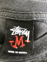 stussy 半袖Tシャツ M ブラック 黒 world tribe tour 30th ステューシー　ストリート　スケート_画像6