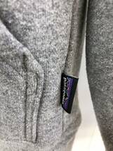 patagonia スウェットパーカー M グレー パタゴニア プルオーバー　PULLOVER フーディー オーバーサイズ_画像4