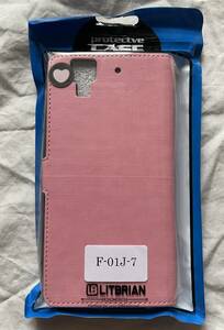 ａｒｒｏｗｓ　ＮＸ　Ｆ－０１Ｊ　スマートフォンケース　スマホケース　手帳型　カード収納付き　スタンド機能付き　ピンク　新品未使用！