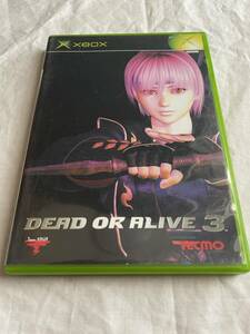 XBOX DEAD OR ALIVE3 Dead or Alive 3 game soft 