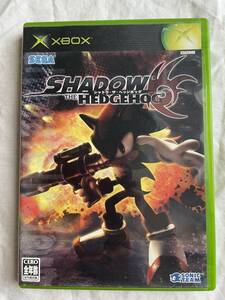 XBOX SHADOW THE HEDGEHOG Shadow * The * Hedgehog game soft 