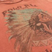 POLO Ralph Lauren Indian S/S Tee T Shirt ポロ ラルフローレン 半袖 Tシャツ インディアン Native ネイティブ プリント 加工 L_画像8