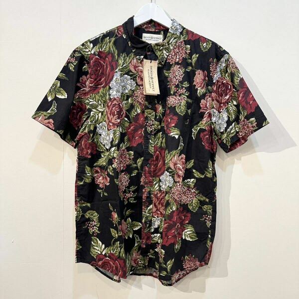 DENIM & SUPPLY Ralph Lauren B.D S/S Shirt デニム アンド サプライ ラルフローレン ボタンダウン 花柄 総柄 半袖 シャツ polo ポロ L