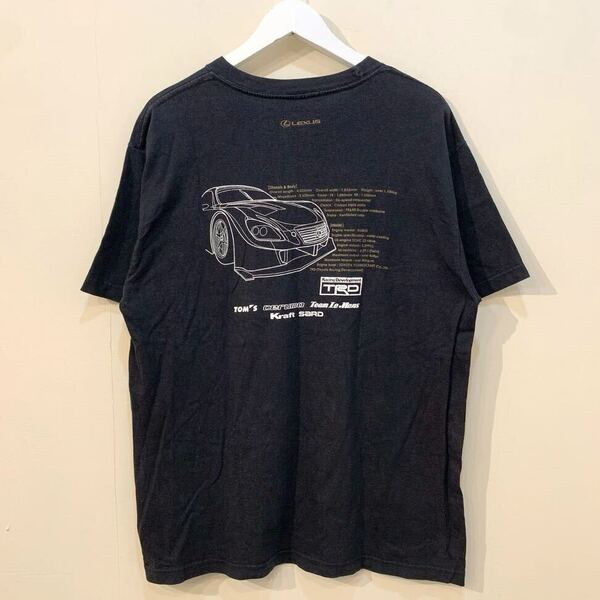 TOYOTA LEXUS TRD Toyota Racing Development トヨタ レクサス プリント 半袖 Tシャツ S/S Tee T Shirt 自動車 チーム オールド old