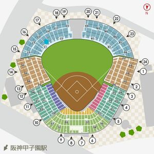 阪神vsヤクルト 甲子園