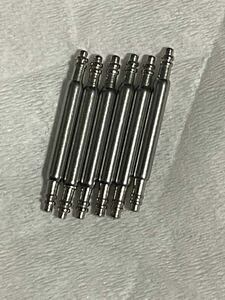 腕時計用 ばね棒 12mm 用　太さは1番太い部分で1.5ｍｍとなります。　ステンレス製　6本セット　バネ　棒