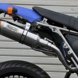 SALE 新品 即日発送　カワサキ Dトラッカー(KLX125) スリップオン SUS ブルー　バイクマフラー