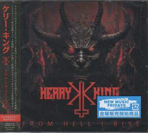 [ новый ./ записано в Японии новый товар ]KERRY KING Kelly * King /From Hell I Rise* slash * metal,SLAYER-g